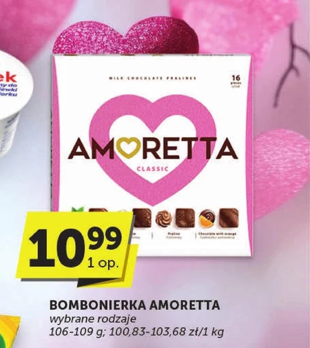 Amoretta Fruits Pralinki w czekoladzie mlecznej 109 g 