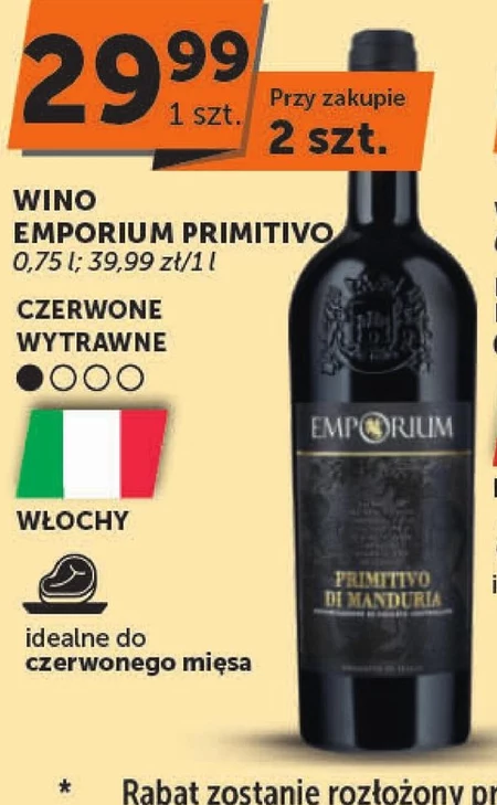 Wino wytrawne Primitivo