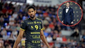 Wilfredo Leon, na małym zdjęciu Zbigniew Bartman