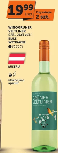 Wino wytrawne Gruner Veltliner