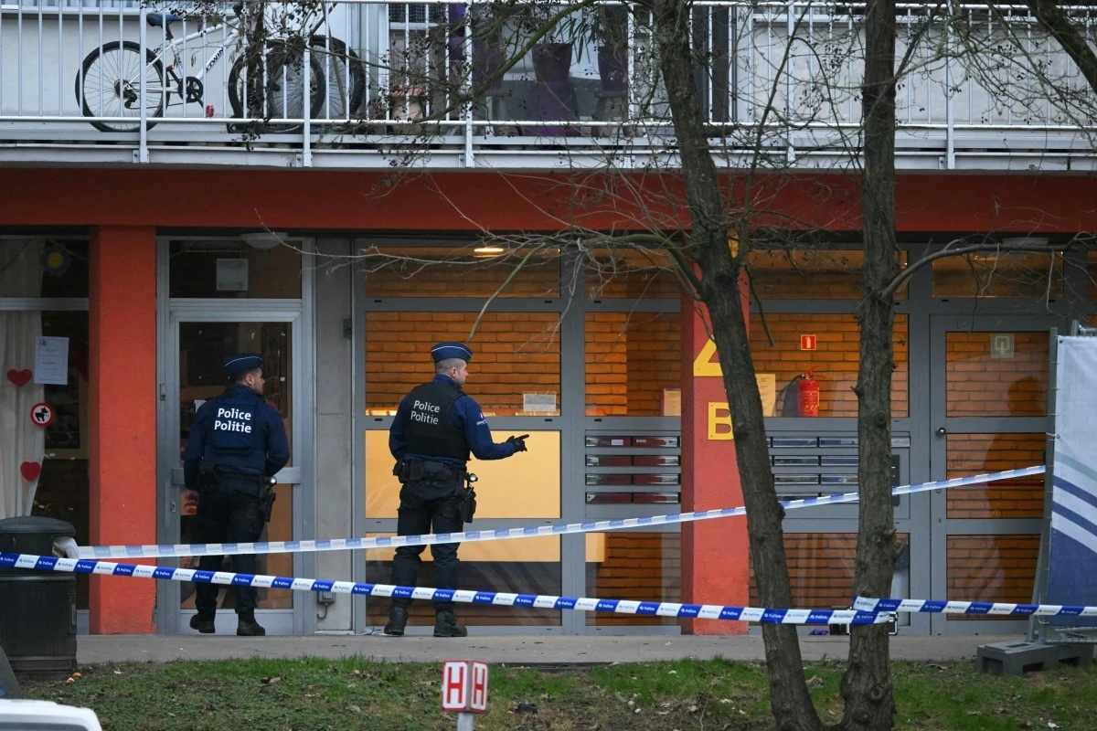 Policja w dzielnicy Anderlecht, gdzie doszło do strzelaniny Policja w dzielnicy Anderlecht, gdzie doszło do strzelaniny