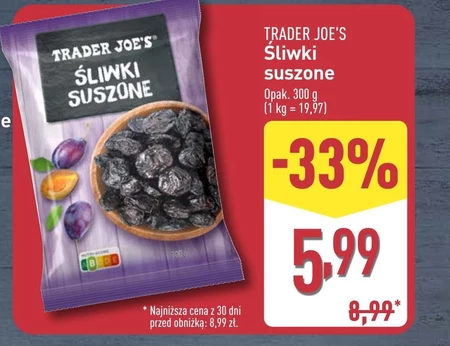 Śliwki suszone Trader Joe's