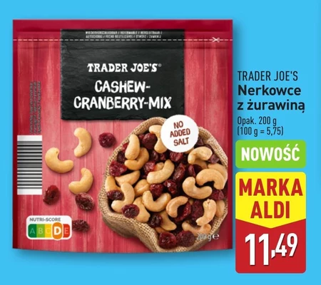 Orzechy nerkowca Trader Joe's