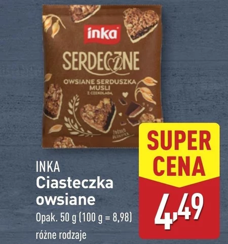 Ciasteczka owsiane Inka