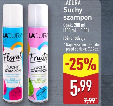 Suchy szampon Lacura