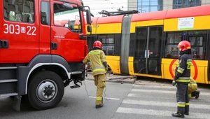 Zderzenie tramwajów w Warszawie, interweniowały służby. Zdj. ilustracyjne