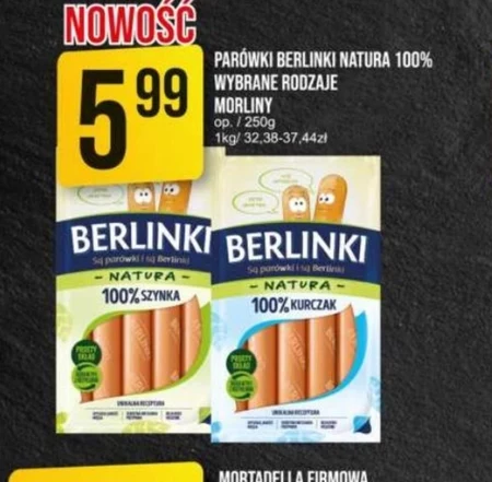 Parówki Berlinki