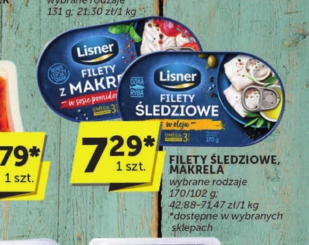 Filety śledziowe Lisner