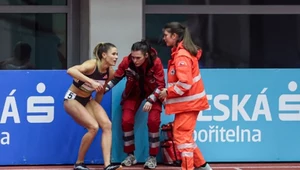 Natalia Bukowiecka tuż po kontuzji w Ostrawie. Kibice w Łodzi nie zobaczą jej rywalizacji z Ewą Swobodą