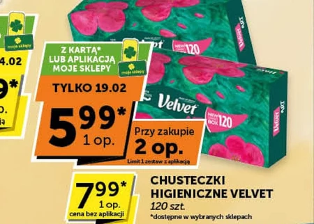 Chusteczki higieniczne Velvet