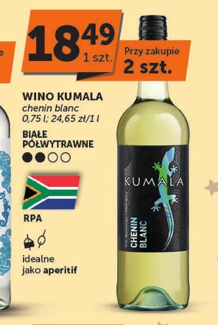 Wino białe Kumala