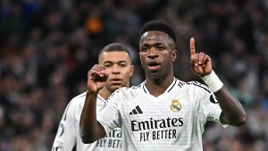 Vinicius Junior i Kylian Mbappe w barwach Realu Madryt