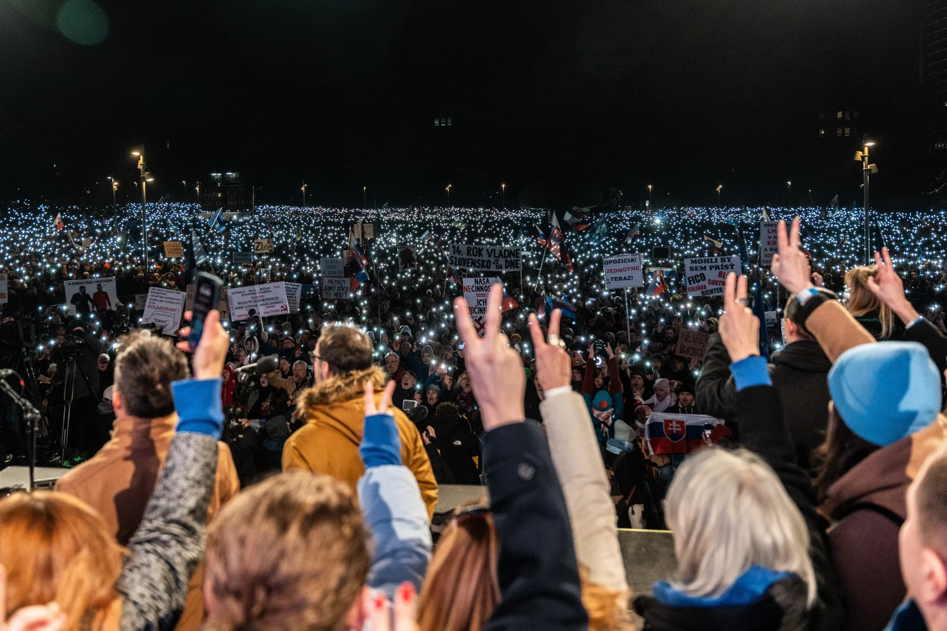 Protest na Słowacji Protest na Słowacji