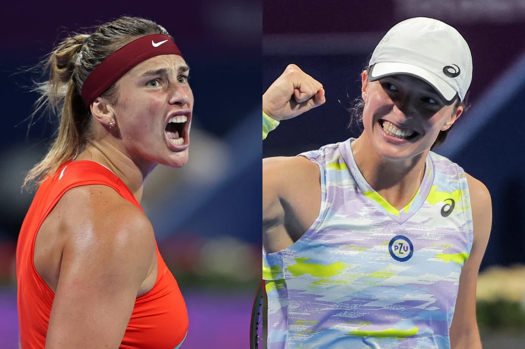 Iga Świątek i Aryna Sabalenka rywalizowały ze sobą w Dosze w ćwierćfinale w 2022 roku