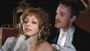 Kalina Jędrusik i Daniel Olbrychski w filmie "Ziemia obiecana"