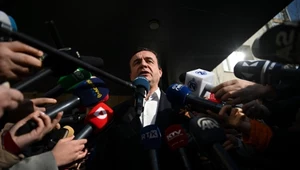 Partia Samostanowienie wygrywa wybory w Kosowie - wynika z sondaży exit poll. Na zdjęciu lider i premier Albin Kurti