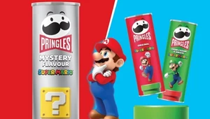 Mario wskoczył do tuby z chipsami Pringles. Fani z szansą na wielką wygraną