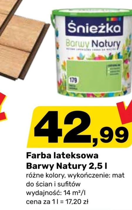 Farba lateksowa Śnieżka