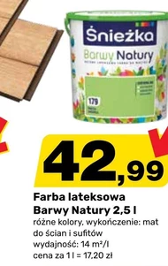 Farba lateksowa Śnieżka