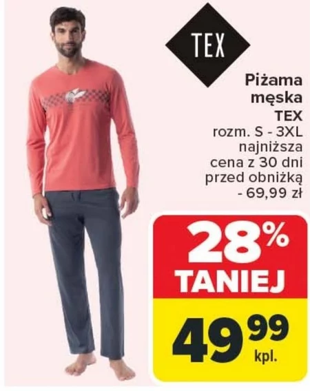 Piżama męska TEX