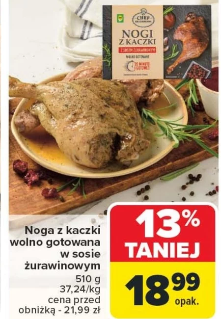 Noga z kaczki Wolno Gotowane