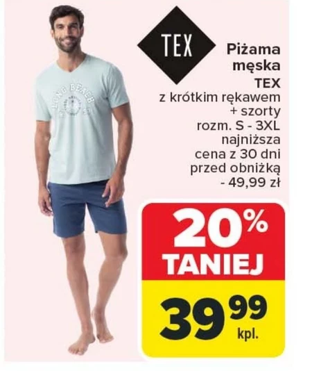 Piżama męska TEX