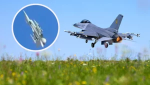 Niezwykłe nagranie z Ukrainy. F-16 przenosi ogromny ładunek uzbrojenia