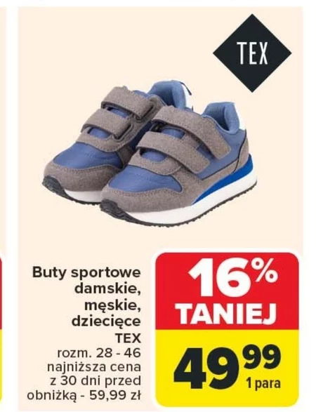 Buty sportowe dziecięce TEX