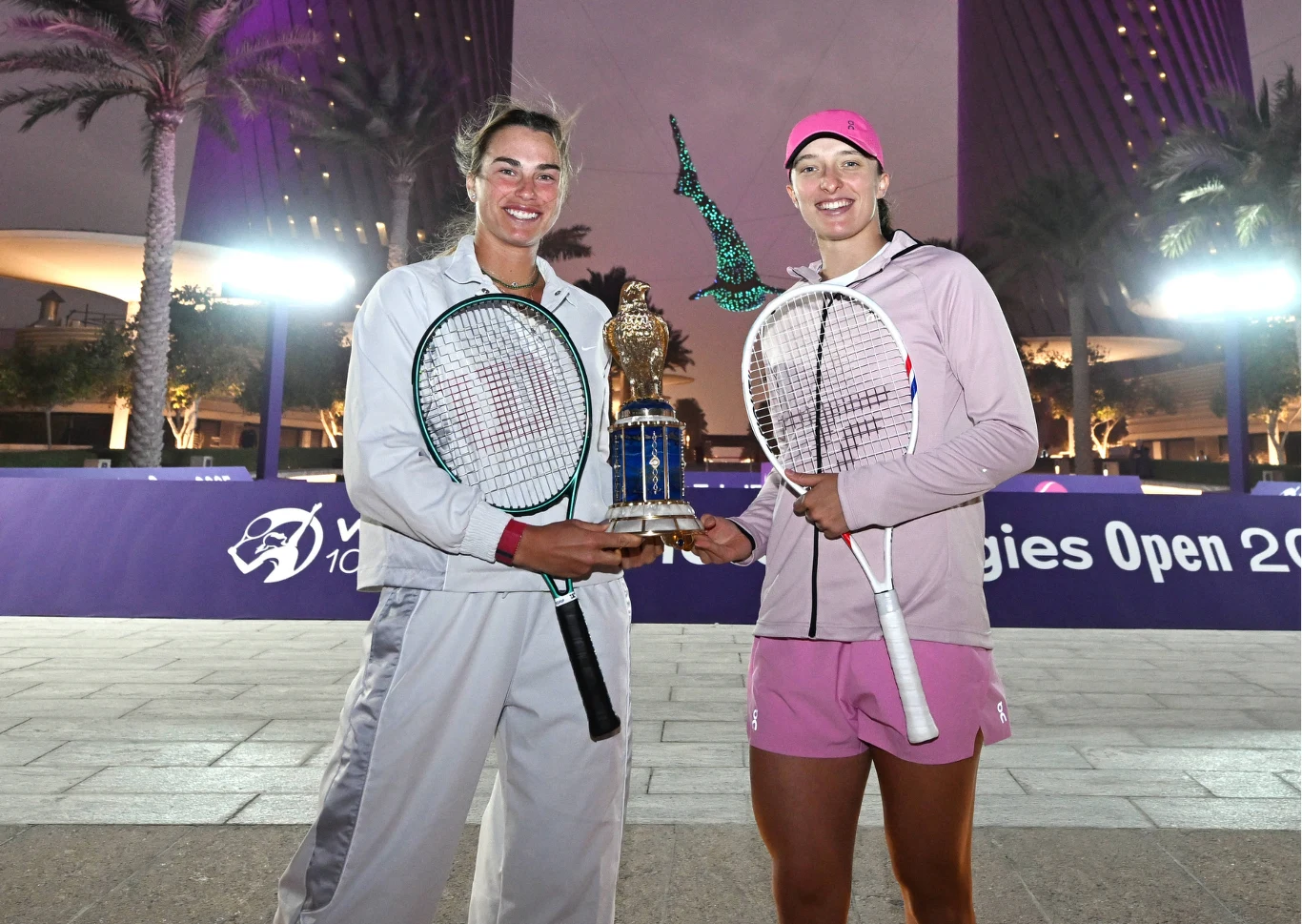 Aryna Sabalenka i Iga Świątek