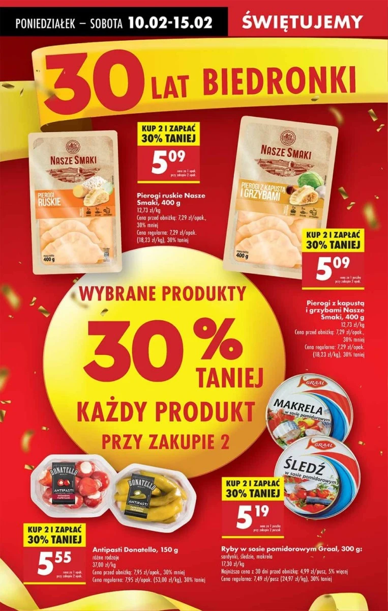 Kolejne promocje na 30-lecie Biedronki Kolejne promocje na 30-lecie Biedronki