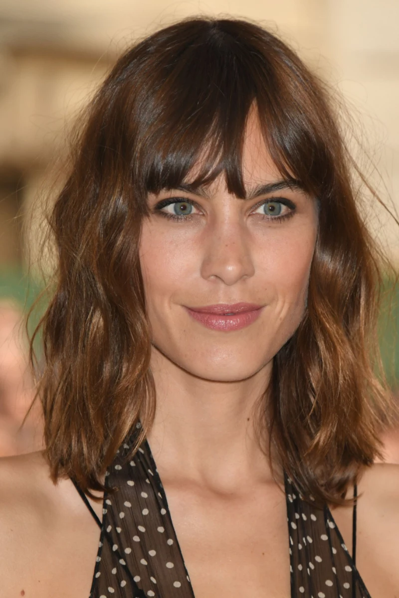 Alexa Chung i jej francuska grzywka