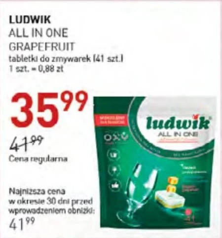 Tabletki do zmywarki Ludwik