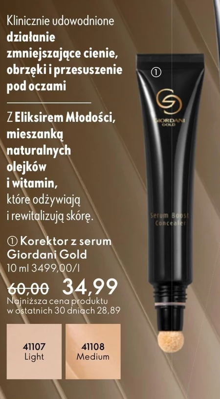 Korektor retuszujący Giordani Gold