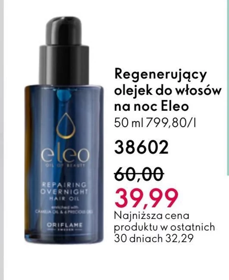 Olejek do włosów Eleo