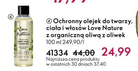 Olejek do twarzy Love Nature