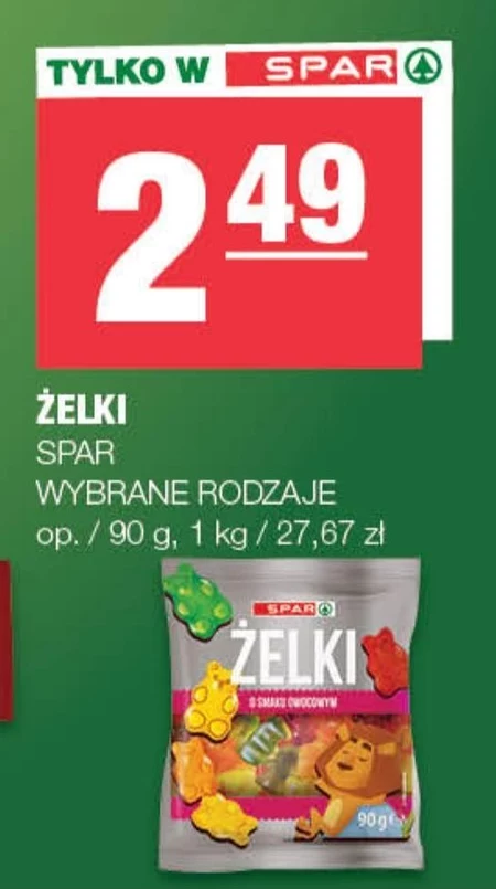 Żelki SPAR