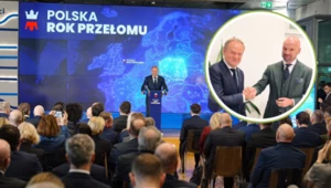Premier Donald Tusk opublikował nagranie z szefem InPostu Rafałem Brzoską. Źródło: STACH ANTKOWIAK/REPORTER, X @Donald Tusk