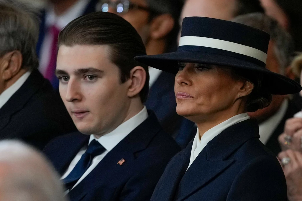 Barron William Trump z mamą Melanią Trump