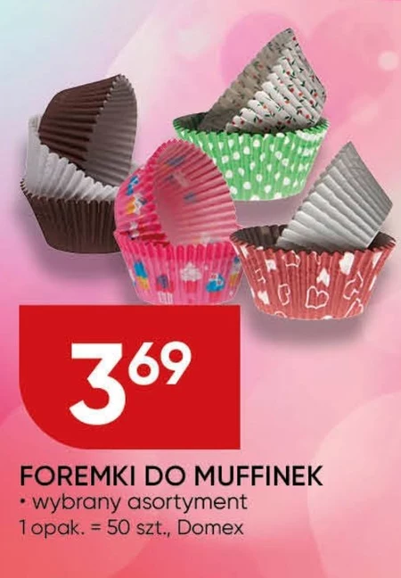 Foremki do muffinów Domex