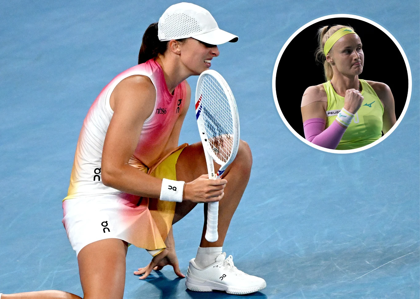 Iga Świątek i Rebecca Sramkova Iga Świątek i Rebecca Sramkova