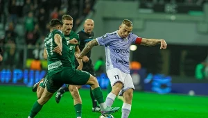 Kamil Grosicki w meczu ze Śląskiem Wrocław w 2024 roku