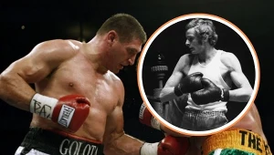 Mistrz Europy Bogdan Gajda (w kółku), gdy zobaczył Andrzeja Gołotę na jednej sali treningowej, nie mógł wyjść z podziwu. "Przyszły mistrz"