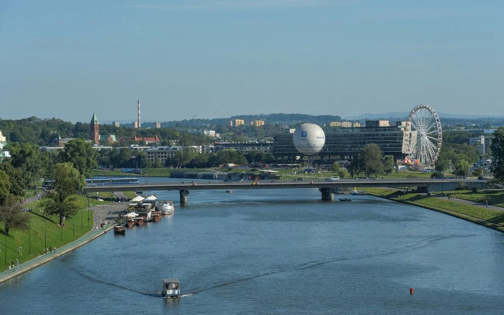 Panorama Wisły w Krakowie