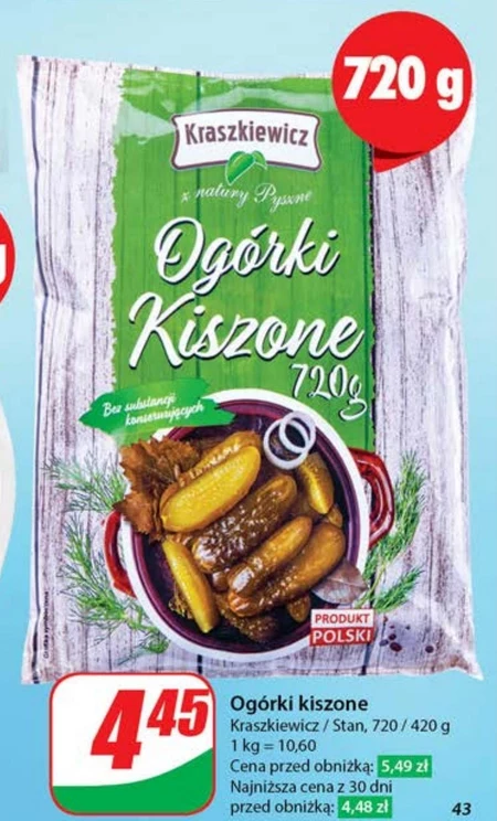 Ogórki kiszone Kraszkiewcz