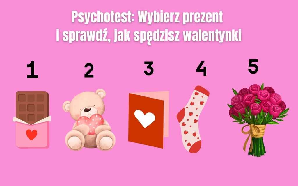 Psychotest: Jak będą wyglądać twoje walentynki?