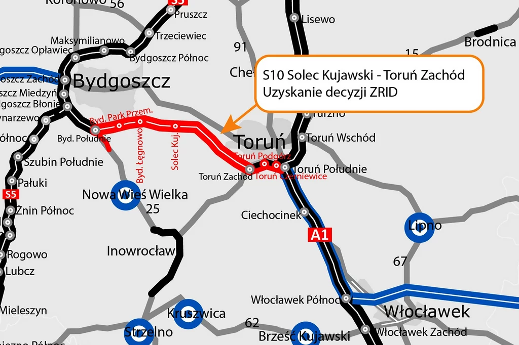 Szybciej z Bydgoszczy do Torunia. Właśnie ruszyła budowa 