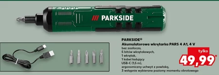 Акумуляторна викрутка Parkside