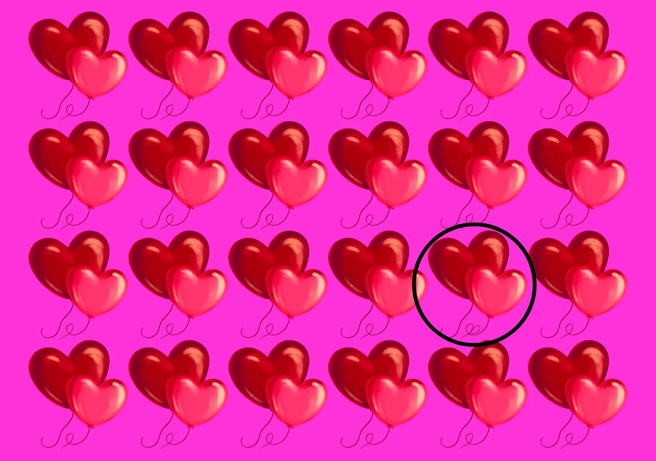 Test na spostrzegawczość. Walentynkowe serce. Rozwiązanie zagadki Test na spostrzegawczość. Walentynkowe serce. Rozwiązanie zagadki