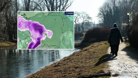 W czwartek nie zabraknie nie tylko mrozu, ale też mocniejszych opadów śniegu. Lokalnie trzeba też uważać na marznące opady powodujące gołoledź, przed czym ostrzega IMGW