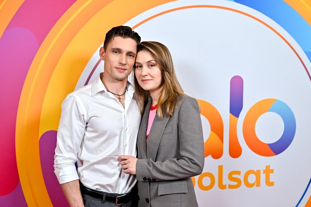 Filip Gurłacz z żoną, Małgorzatą Patryn-Gurłacz